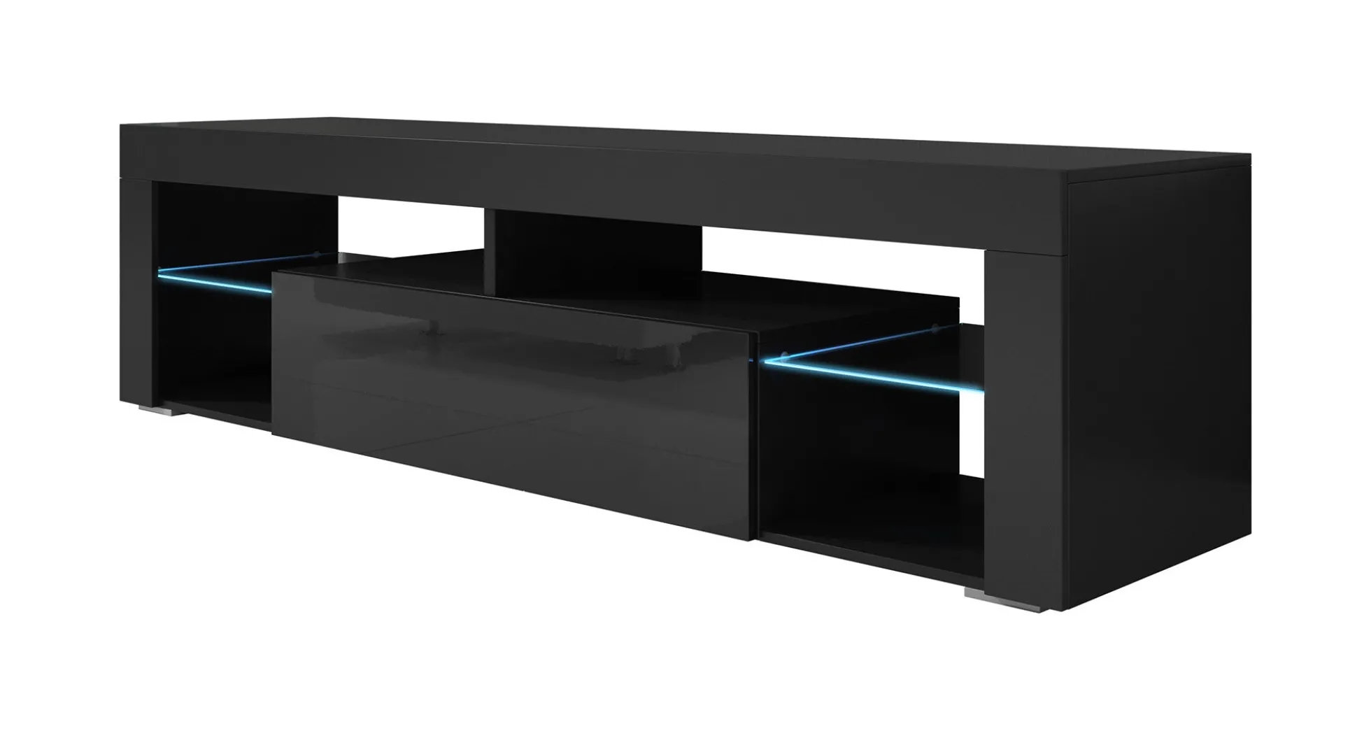 Fancy - TV-Meubel - Zwart - 140 cm