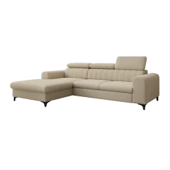 Fanoe - Hoekbank 3-zits met chaise longue - Stof beige - Links
