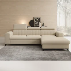 Fanoe - Hoekbank 3-zits met chaise longue - Stof beige - Rechts