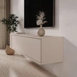 Fermano - TV-Meubel - Beige - 150x31x30 cm