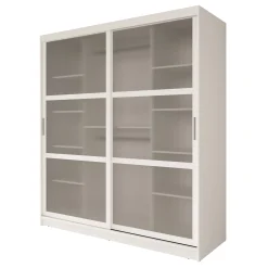 Fessaro - Kledingkast - Wit - 180x62x200 cm