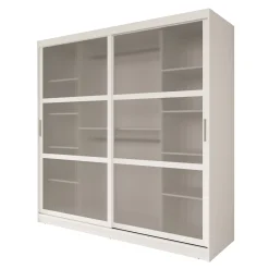 Fessaro - Kledingkast - Wit - 200x62x200 cm