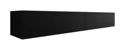 Flame - TV-Meubel - Mat zwart - 200 cm