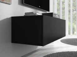 Flame - TV-Meubel - Mat zwart - 100 cm