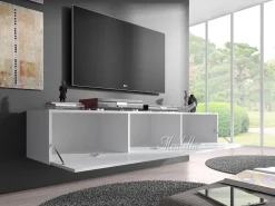 Flame - TV-Meubel - Wit - 160 cm