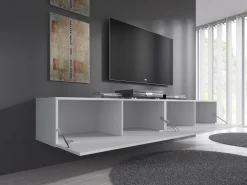 Flame - TV-Meubel - Wit - 200 cm