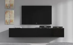Flame XL - TV-Meubel - Zwart - 180 cm