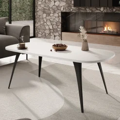 Flix - Salontafel - Wit - 120x60x45 cm