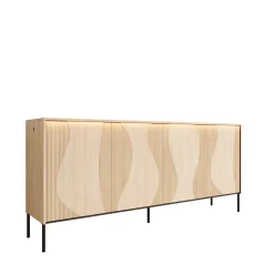 Fontello - Dressoir - Eikenpatroon - 193x40x85 cm