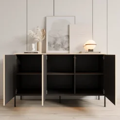 Fontello - Dressoir - Eikenpatroon - 167x40x85 cm