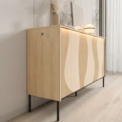 Fontello - Dressoir - Eikenpatroon - 167x40x85 cm