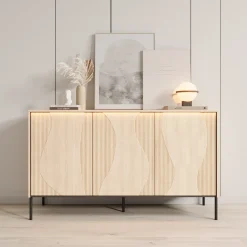 Fontello - Dressoir - Eikenpatroon - 167x40x85 cm