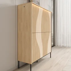 Fontello - Dressoir - Eikenpatroon - 112x40x148 cm