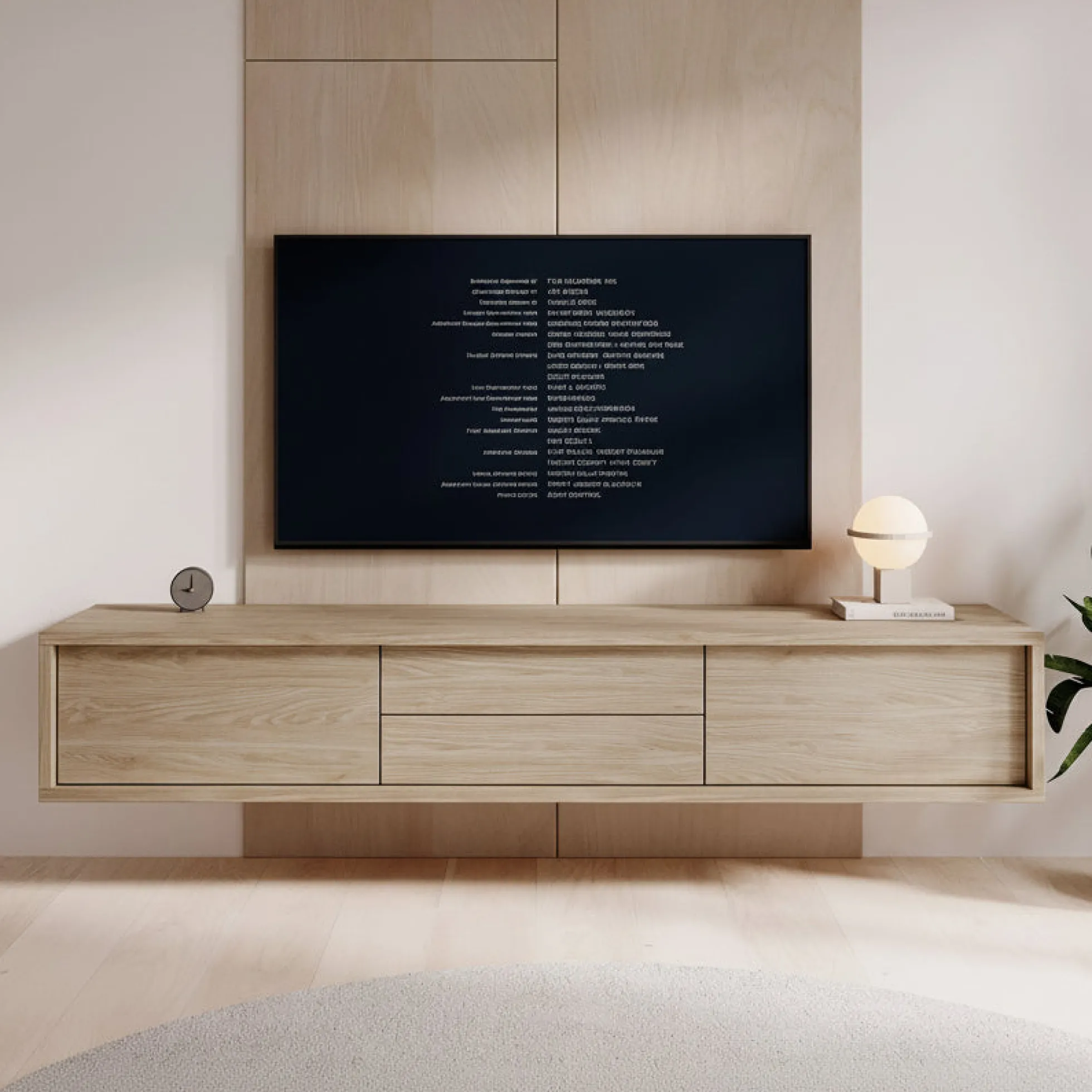Fortunato - TV-Meubel - Eiken - 180 cm