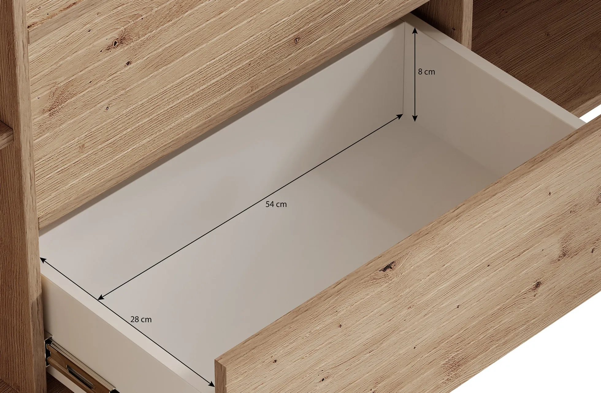 Fuzeta - Dressoir - Eiken - 180x40x84 cm