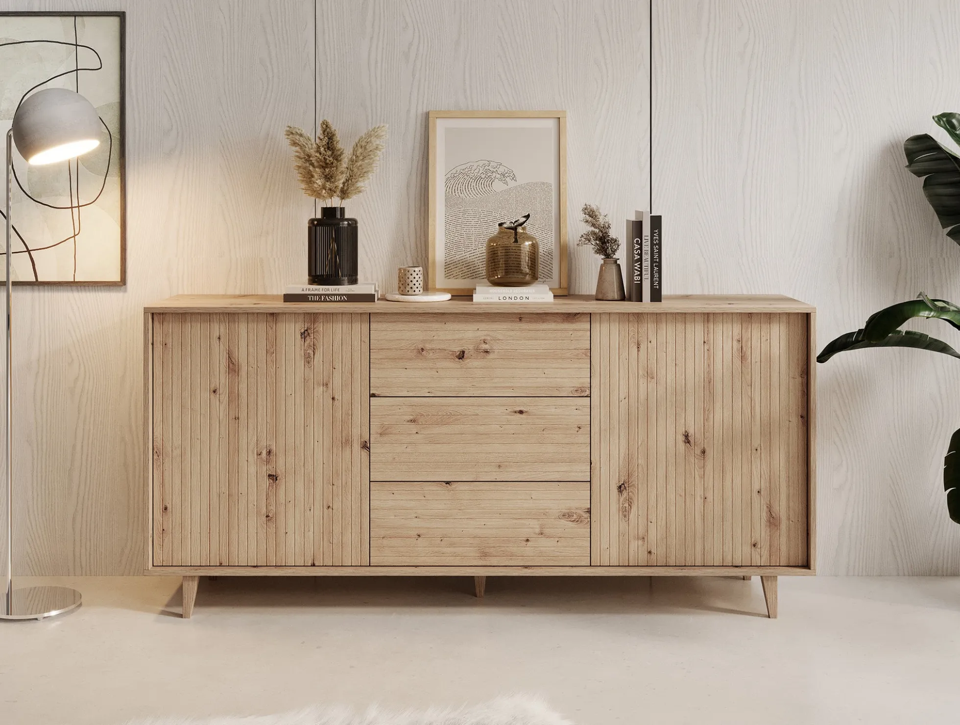 Fuzeta - Dressoir - Eiken - 180x40x84 cm