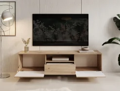 Fuzeta - TV-Meubel - Eiken - 180 cm