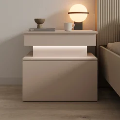 Galan - Nachtkastje - Beige - 55x39x51 cm