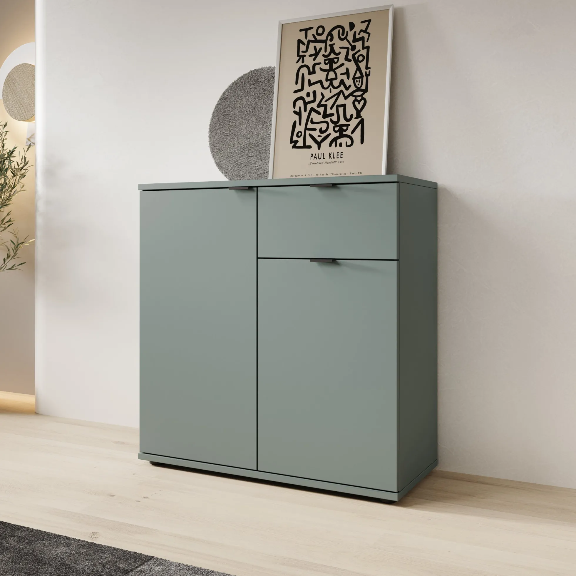 Galeno 2 - Dressoir - Groen - 80x34x82 cm