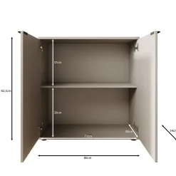 Galeno - Dressoir - Beige - 80x34x82 cm