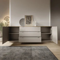 Galeno - Dressoir - Beige - 225x41x86 cm