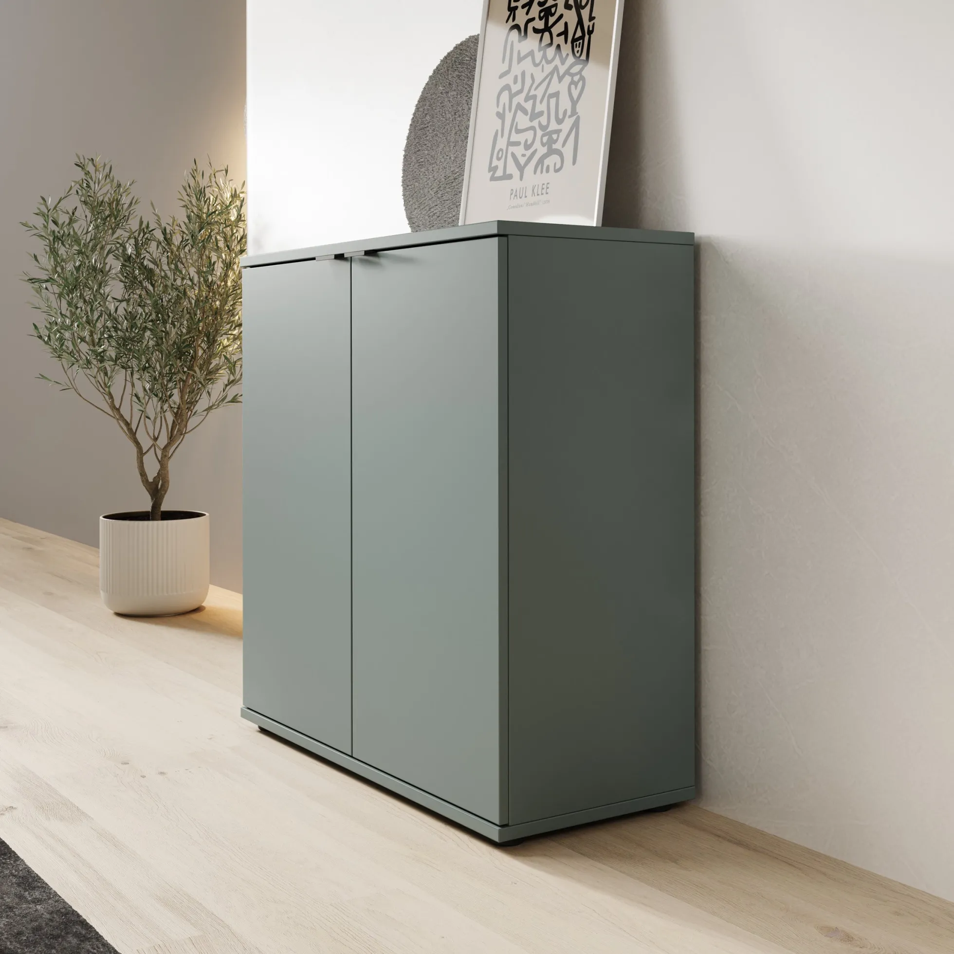 Galeno - Dressoir - Groen - 80x34x82 cm