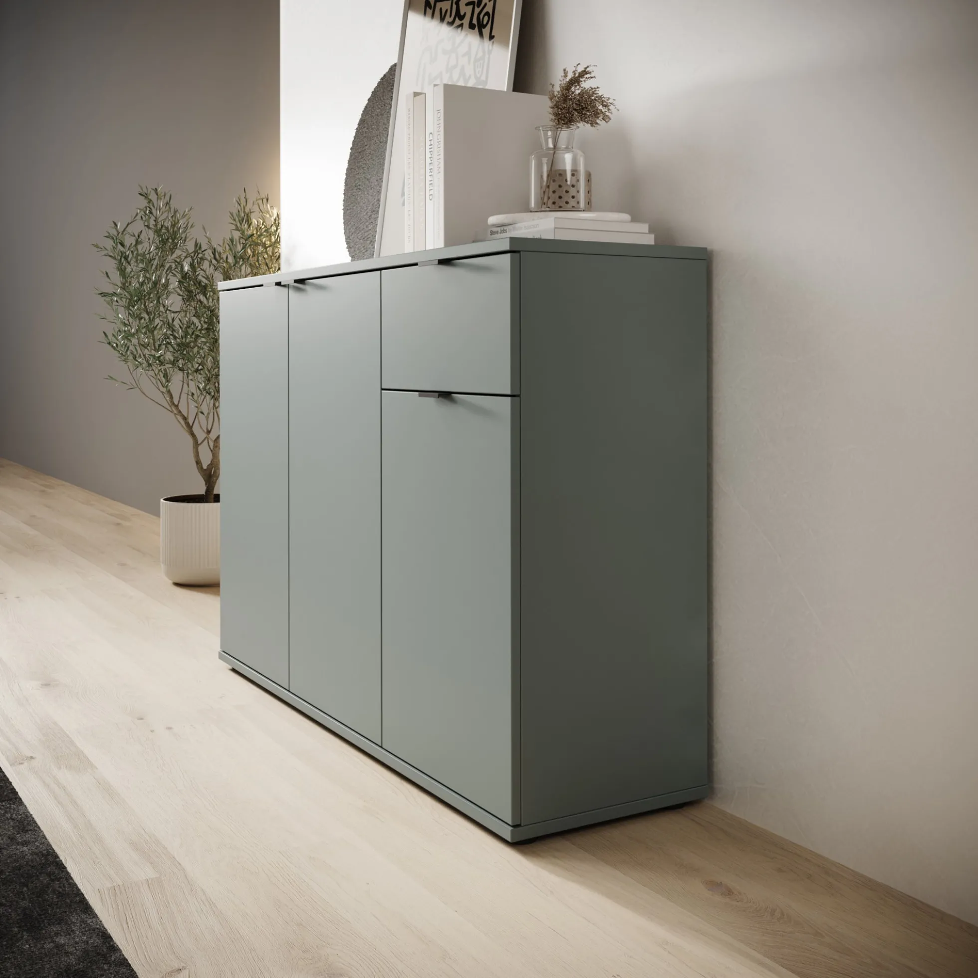 Galeno - Dressoir - Groen - 120x34x82 cm