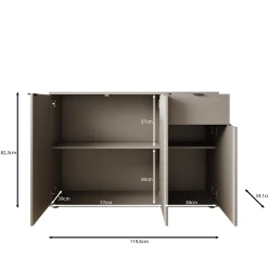 Galeno - Dressoir - Groen - 120x34x82 cm