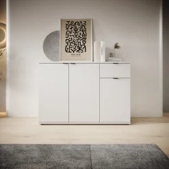 Galeno - Dressoir - Lichtgrijs - 120x34x82 cm