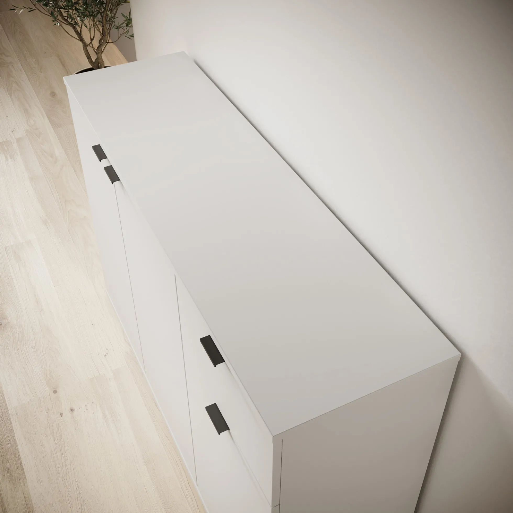 Galeno - Dressoir - Lichtgrijs - 120x34x82 cm