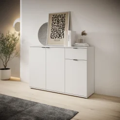 Galeno - Dressoir - Lichtgrijs - 120x34x82 cm