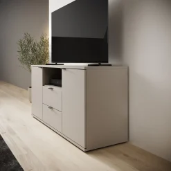 Galeno - TV-Meubel - Beige - 130x41x63 cm