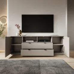 Galeno - TV-Meubel - Beige - 180x41x63 cm