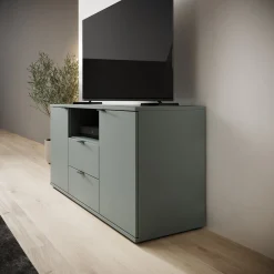 Galeno - TV-Meubel - Groen - 130x41x63 cm