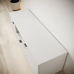 Galeno - TV-Meubel - Lichtgrijs - 130x41x44 cm