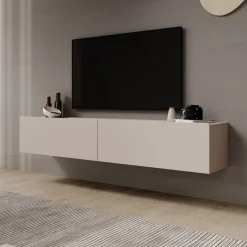 Gelvio - TV-Meubel - Beige - 180x32x32 cm