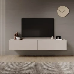 Gelvio - TV-Meubel - Beige - 180x32x32 cm