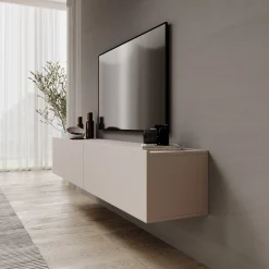 Gelvio - TV-Meubel - Beige - 180x32x32 cm