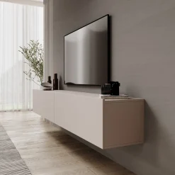 Gelvio - TV-Meubel - Beige - 200x32x32 cm