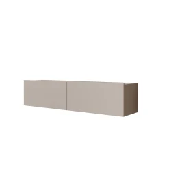 Gelvio - TV-Meubel met LED - Beige - 144x32x32 cm