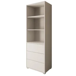 Gideon - Boekenkast - Wit - 60x40x178 cm