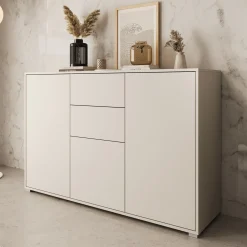 Gideon - Dressoir - Beige - 141x41x93 cm