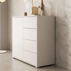 Gideon - Dressoir - Wit - 100x41x93 cm