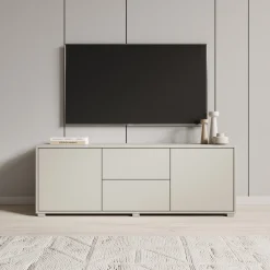 Gideon - TV-Meubel - Beige - 141x41x50 cm
