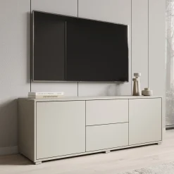 Gideon - TV-Meubel - Beige - 141x41x50 cm