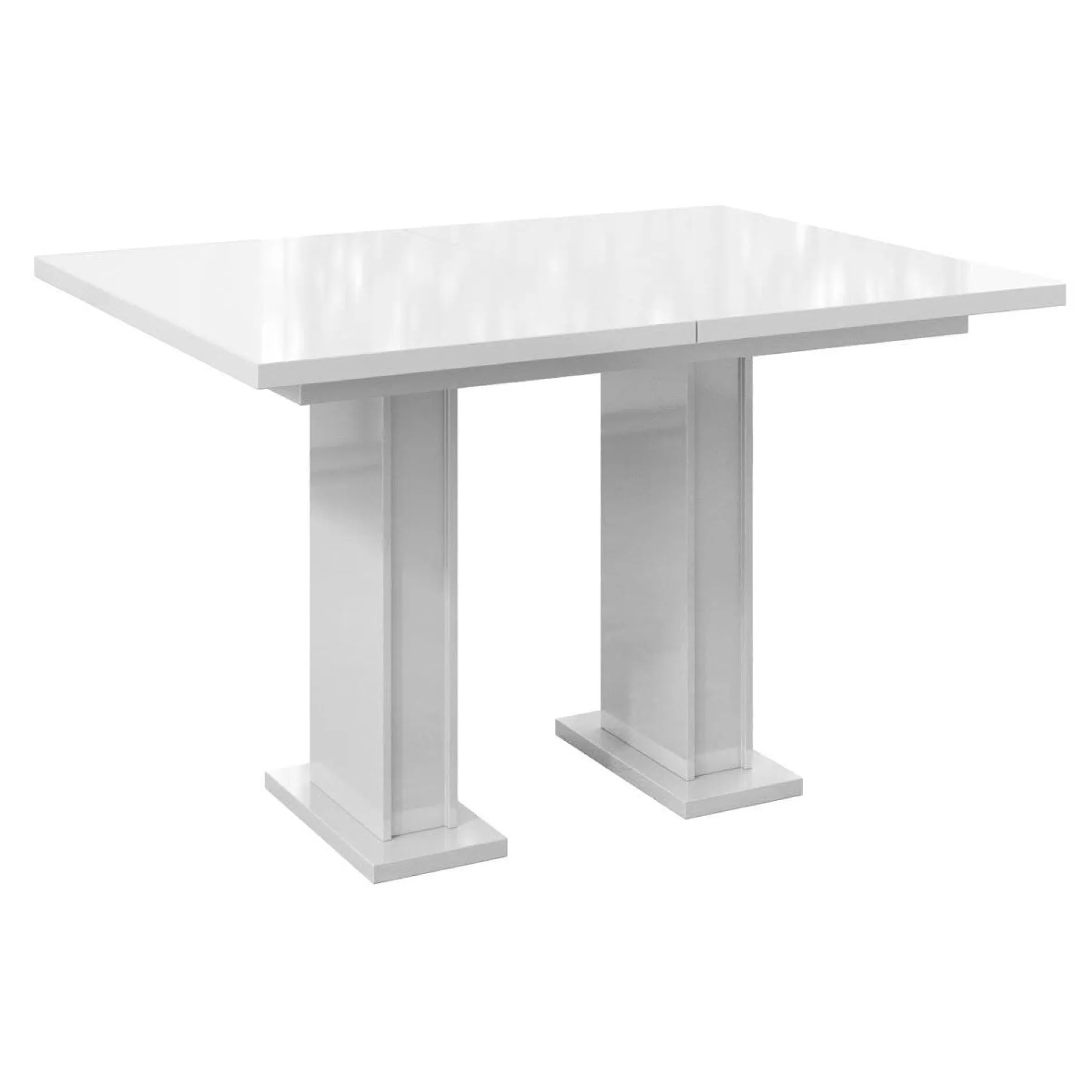 Glamour - Eetkamertafel - Wit - 120x80x76 cm