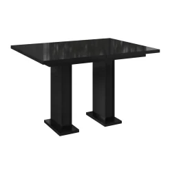 Glamour - Eetkamertafel - Zwart - 120x80x76 cm
