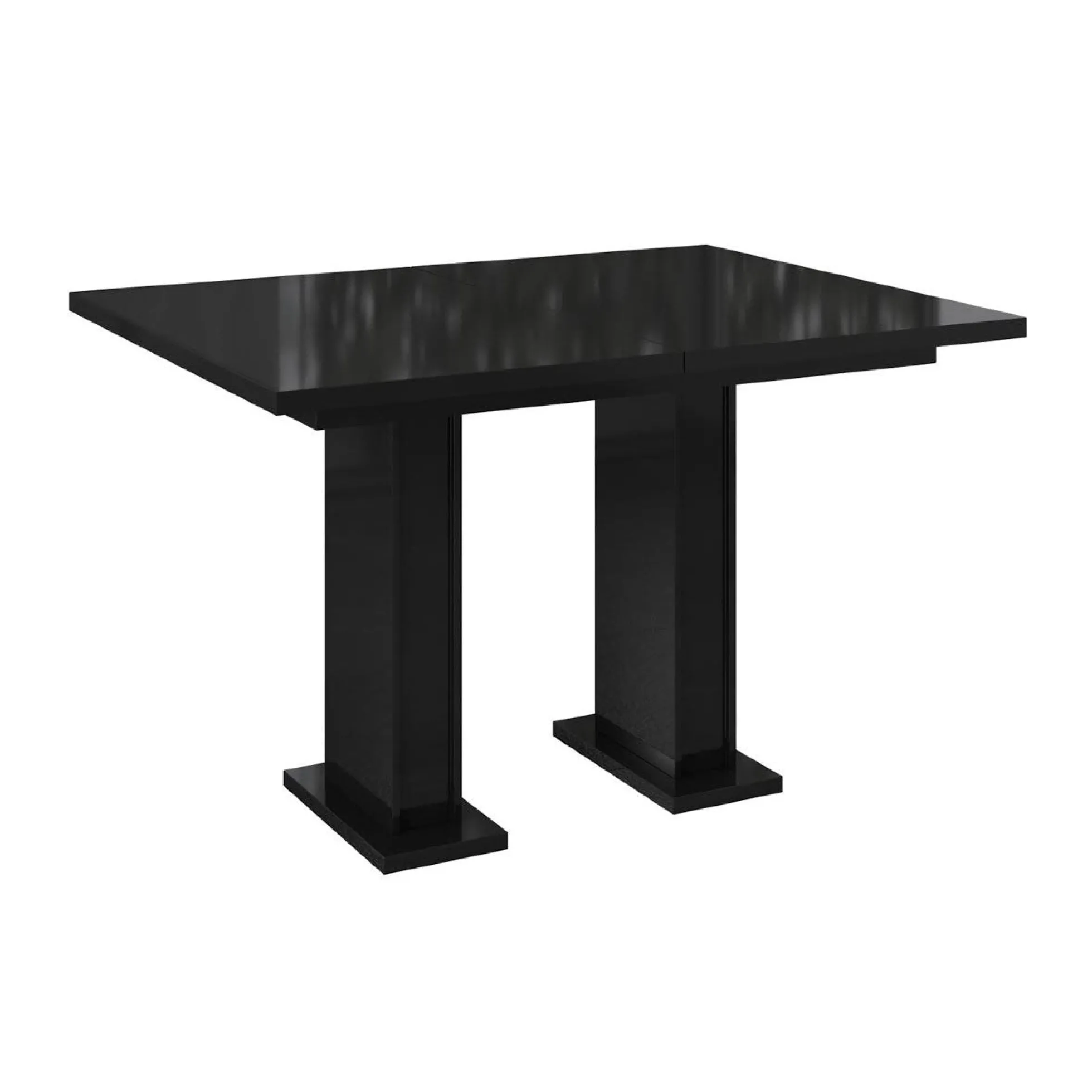 Glamour - Eetkamertafel - Zwart - 120x80x76 cm