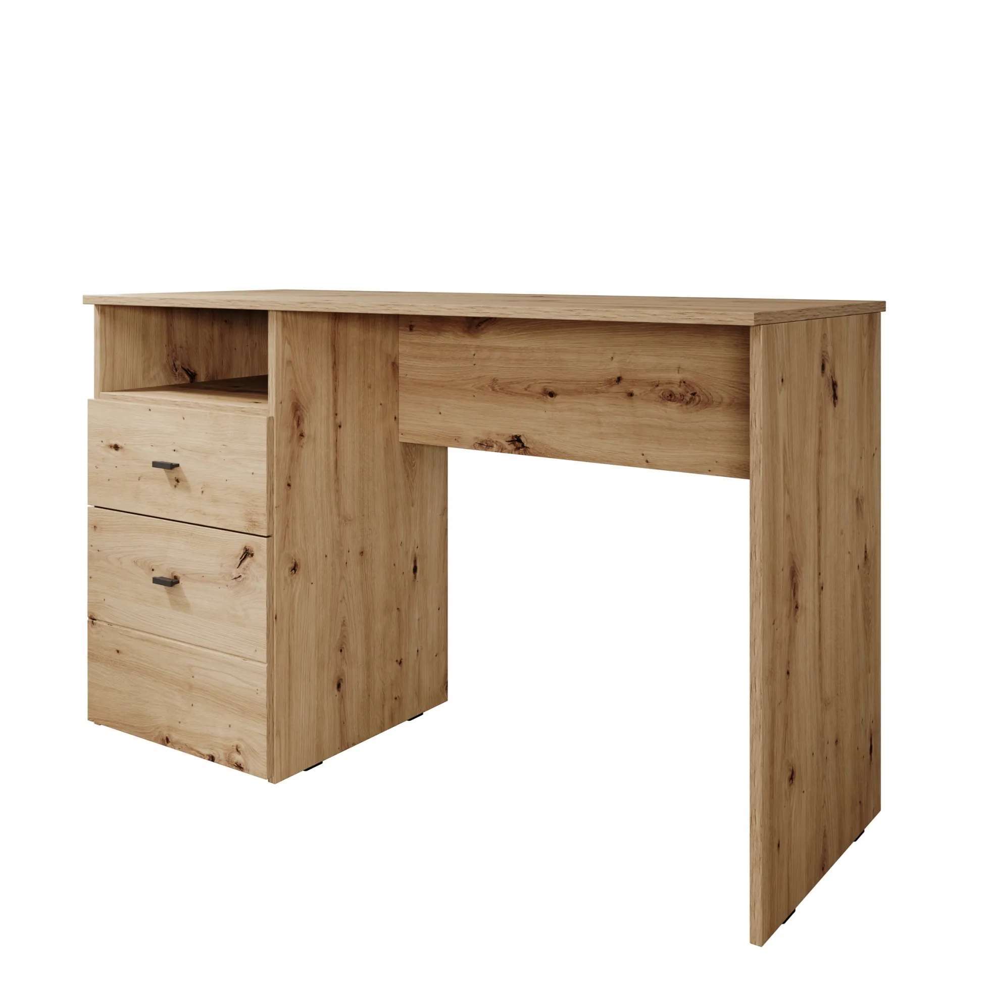 Haroa - Bureau - Eikenpatroon - 127x51x77 cm