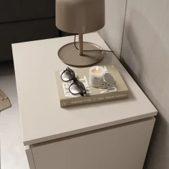 Harper - Nachtkastje - Beige - 56x40x42 cm